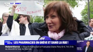 Pharmacies en grève: cela fait 10 ans que les pharmaciens ne s'étaient pas mobilisés dans la rue