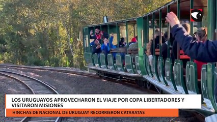Los uruguayos aprovecharon el viaje por Copa Libertadores y visitaron Misiones
