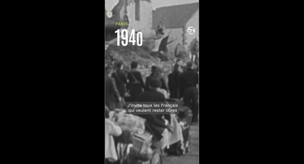 Juin 1940 : l'exode des Français et l'appel du général De Gaulle