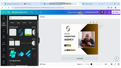 How To Create Facebook Post In Canva (Canva Facebook Post Tutorial) 2024