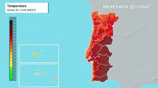 Nova subida das temperaturas prevista para amanhã em Portugal continental