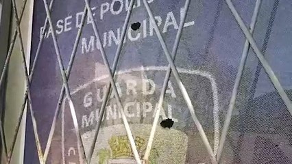 Base da Guarda Municipal é alvo de ataque e mais de 15 tiros são disparados contra estrutura