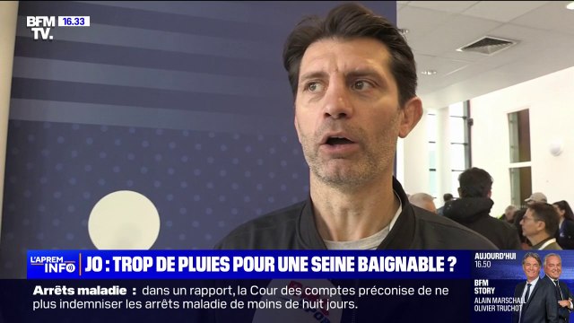 Baignade dans la Seine: On a besoin que le débit se régule pour retrouver une qualité d'eau satisfaisante pour la baignade , indique Pierre Rabadan (adjoint à la mairie de Paris)
