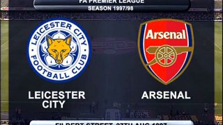 Season 1997-98 - Leicester City vs Arsenal