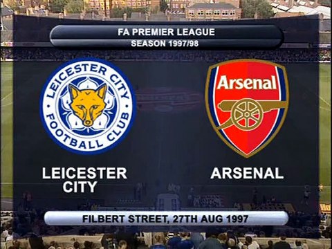 Season 1997-98 - Leicester City vs Arsenal
