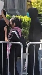 La respuesta de Milei a manifestantes que lo llamaron "fascista"