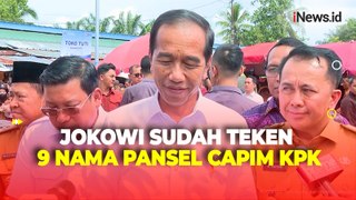 Resmi Teken 9 Nama Pansel Capim KPK, Jokowi: Komposisinya Seimbang