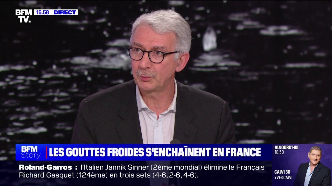 Météo pluvieuse: "On a estimé [la baisse du chiffre d'affaires] à -10% par rapport à l'année dernière", déplore Thierry Véron (Fédération des associations de commerçants et artisans de Paris)