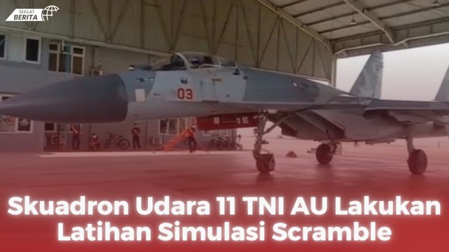 Skuadron Udara 11 TNI AU Lakukan Latihan Simulasi Scramble