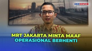 Operasional Terhenti Usai Insiden Besi Jatuh di Perlintasan, MRT Jakarta Minta Maaf