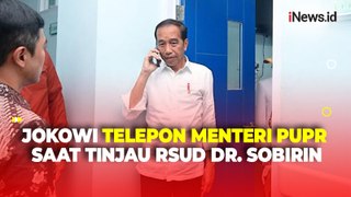 Jokowi Telepon Menteri PUPR Minta Kirim Tim ke Lubuklinggau saat Tinjau RSUD dr. Sobirin