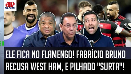 "EU ESFREGO NA CARA DE VOCÊS! O Flamengo É GIGANTESCO, e o Fabrício Bruno VAI FICAR!" PILHADO SURTA!