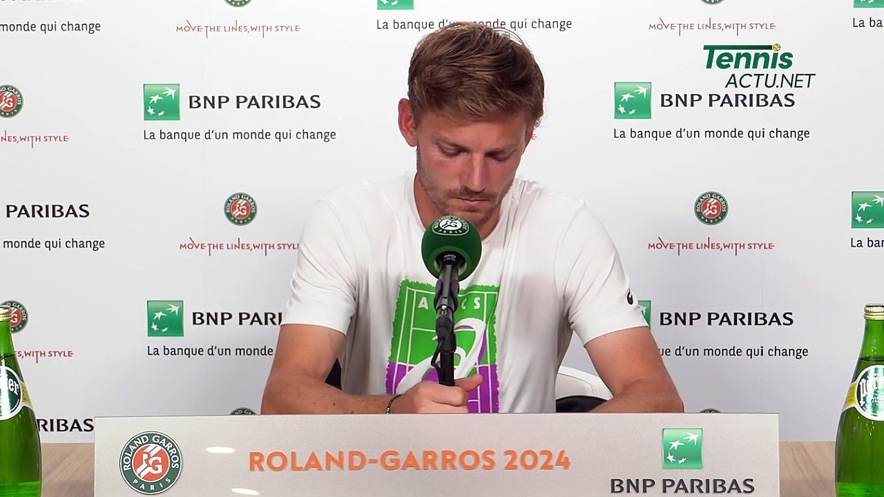 Tennis - Roland-Garros 2024 - David Goffin : "Je ne pensais pas que ça ferait autant le buzz ce que j'ai pu dire"