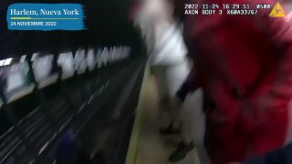 Dramático rescate en el metro de Nueva York