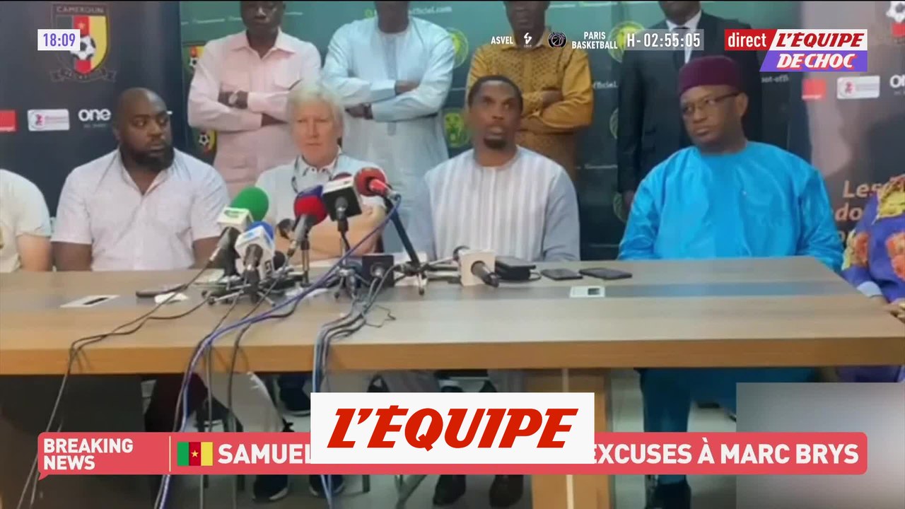 Eto'o adoube Brys - Foot - Cameroun