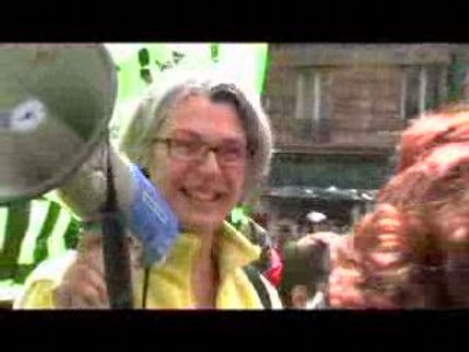 Rassemblement Belleville Profs FCPE Elèves 12/04/08