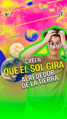 1 de cada 4 españoles cree que el Sol gira alrededor de la Tierra.