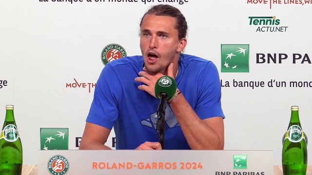 Tennis - Roland-Garros 2024 - Alexander Zverev on his court case : 'I said everything before the tournament'