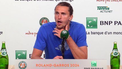 Tennis - Roland-Garros 2024 - Alexander Zverev on his court case : 'I said everything before the tournament'