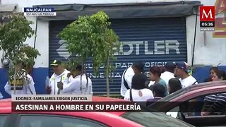 Asesinan a un hombre dentro de su papelería por resistirse a robo en Naucalpan, Edomex