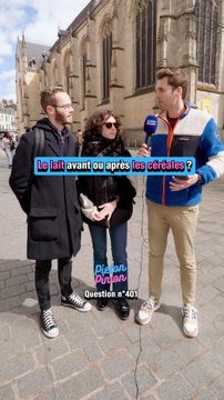 Le lait tu le verses avant ou après les céréales ?