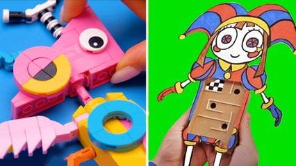 Lego Digital Circus  *Paper Crafts and Lego Gadgets with your Hands*