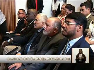 Ministerio Público de Venezuela suscribe programa de cooperación con la Fiscalía General de Cuba