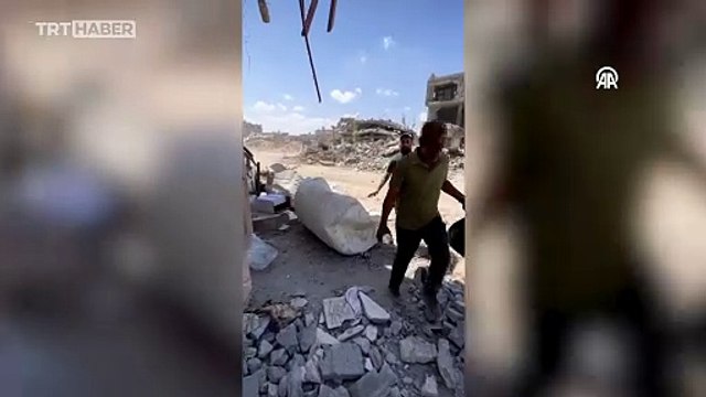 İsrail, hasar almış evlerine dönen Filistinlilere ateş açtı