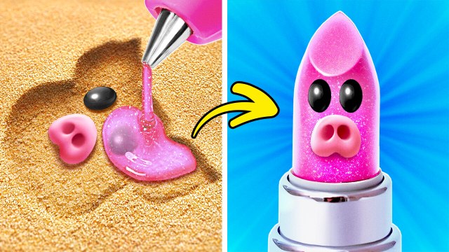 DIY Squishy Lipstick *Super Slimy ASMR Crafts and Fidgets*