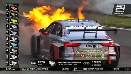 24H Nurburgring 2024 Q2 Hundeborn Huge Fire