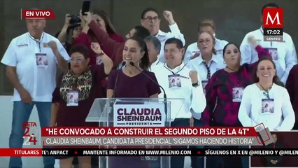Claudia Sheinbaum cierra su campaña Presidencial en el Zócalo Capitalino