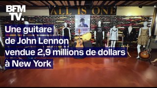 La guitare utilisée par John Lennon sur l’album “Help !” a été vendue 2,9 millions de dollars