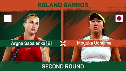 Download Video: Sabalenka breezes through to Roland Garros third round