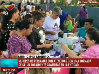 Mujeres neoespartanas son favorecidas con jornada especial de salud en el mcpio. Mariño