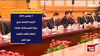 مصر والصين.. تاريخ من الزيارات واللقاءات الرئاسية المتبادلة