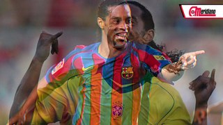 ¡Ronaldinho en la Liga Monumental!