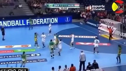 Gols, Brasil 33 x 31 Hungria - Mundial de Handebol Fem - JrEsportes