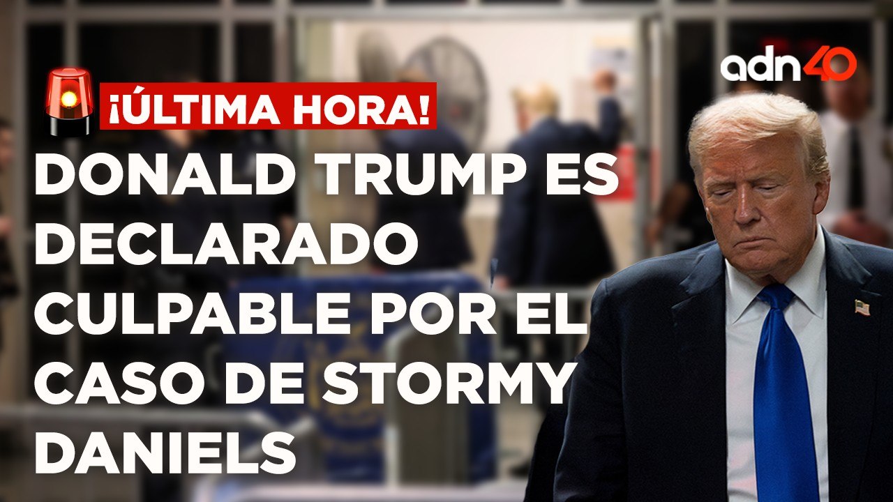 ¡Última Hora! ¡Culpable! Donald Trump es declar...