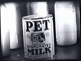 1952 Pet milk TV commercial - happy babies