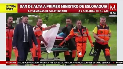 Dan de alta a primer ministro de Eslovaquia a dos semanas de atentado en su contra