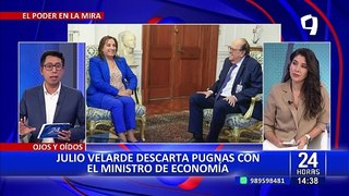 Julio Velarde aclara rumores: “me parece penoso estar discutiendo” con el ministro de Economía