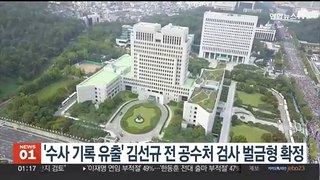 '수사 기록 유출' 김선규 전 공수처 검사 벌금형 확정