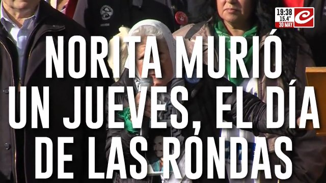 Tolosa Paz sobre la muerte de Norita Cortiñas: Es un día muy triste