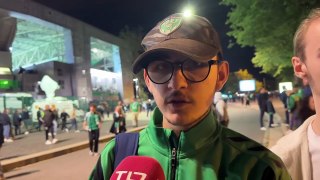 La réaction des supporters verts après la victoire face à Metz