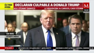 Declaran culpable a Donald Trump