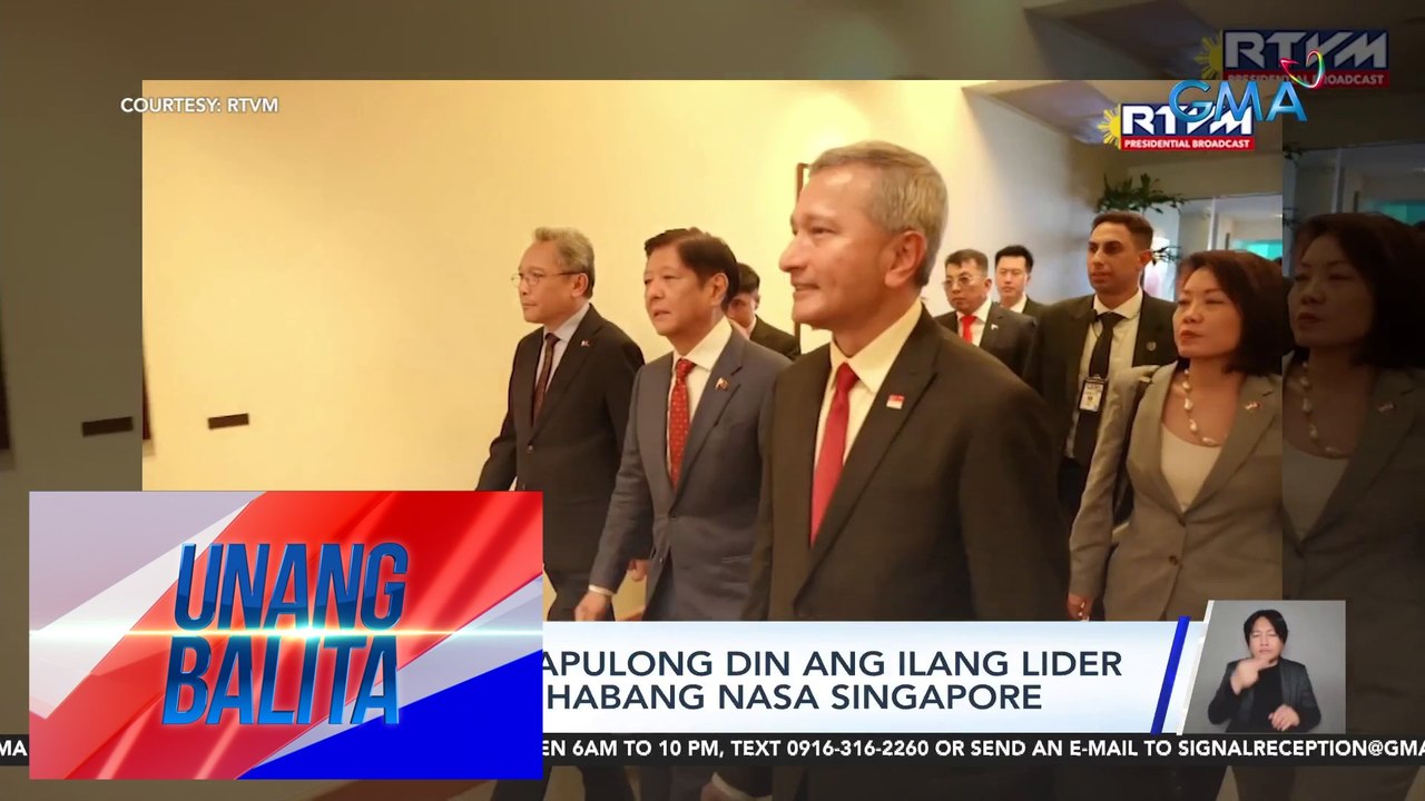 PBBM, makakapulong sina Singapore PM Lawrence Wong at dating Singapore PM Lee Hsien Loong | Unang Balita