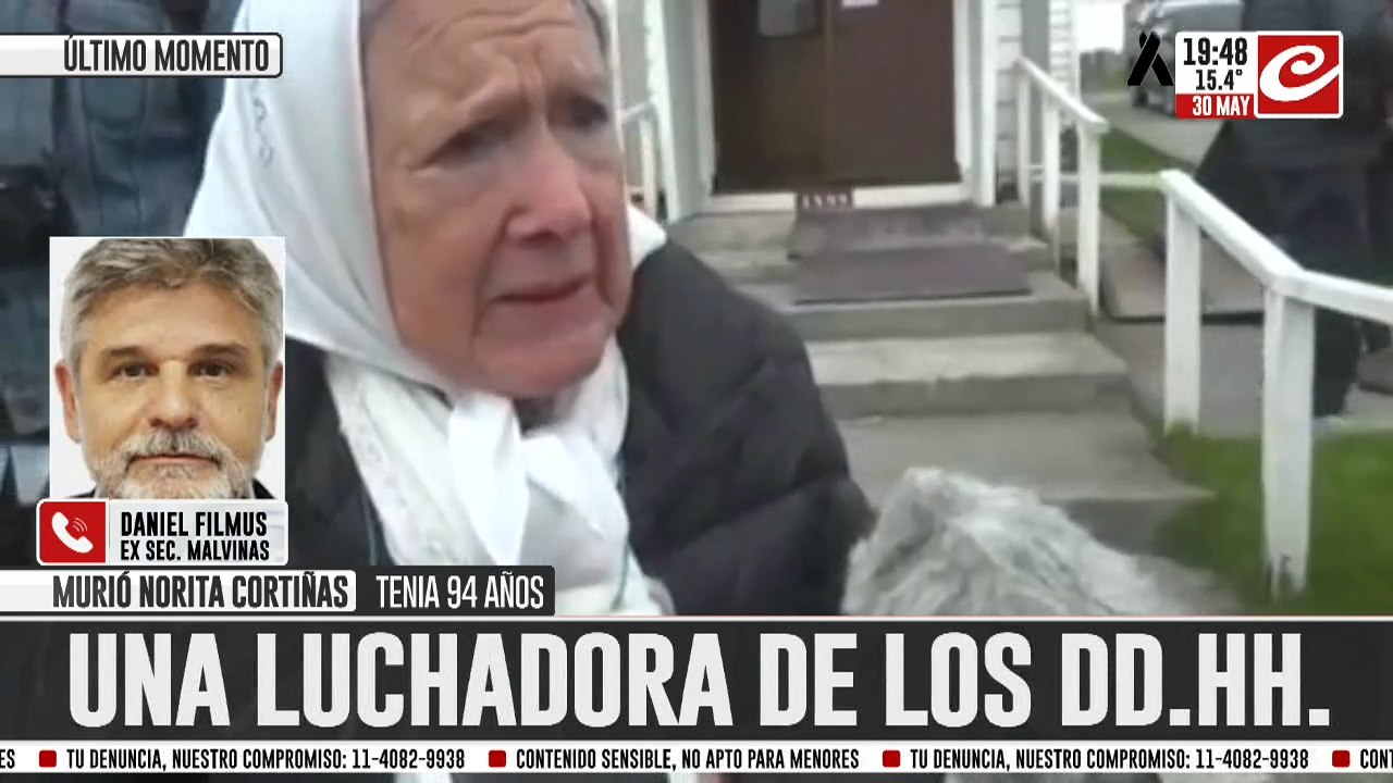 Daniel Filmus, ex sec. Malvinas: "Nora siempre estaba donde tenía que estar"