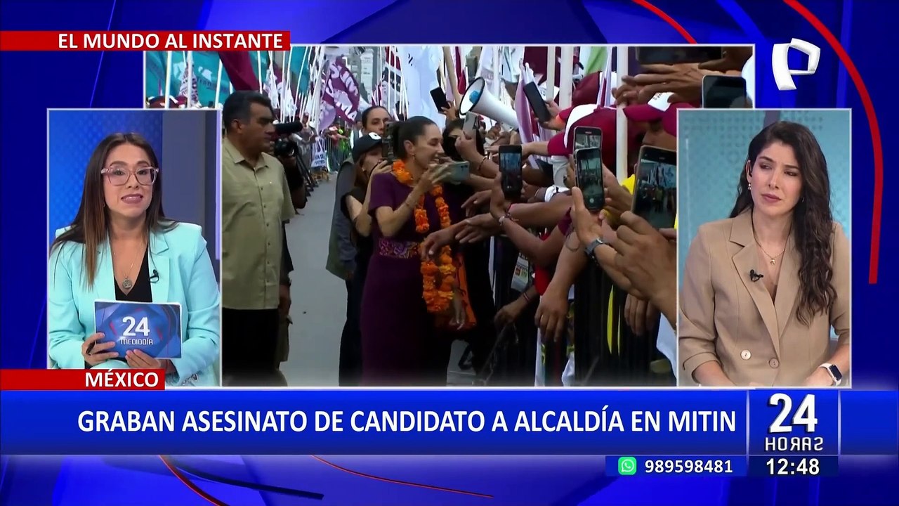 Terror en México: asesinan a candidato a alcalde frente a cámaras en cierre de campaña