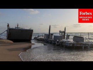 $320 Million Gaza Aid Pier Will Take 'Over A Week' To Fix After Suffering 'Significant Damage'