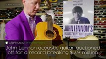 John Lennon Owned Guitar Sold for Near $3 Million, Gabby Douglas Ends Olympics Bid Due to Injury, Celebrity Pairings for Variety's Actors on Actors Announced
